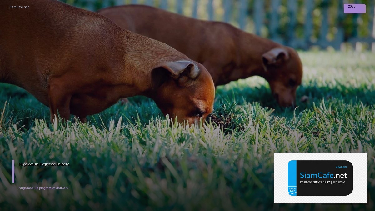 Hugo Module Progressive Delivery — คู่มือฉบับสมบูรณ์ 2026 | SiamCafe Blog