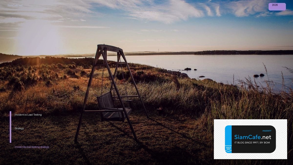Incident.io Load Testing Strategy | SiamCafe Blog