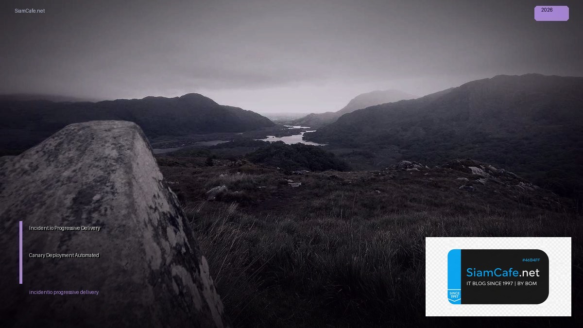 Incident.io Progressive Delivery  Canary Deployment พรอม Automated Rollback | SiamCafe Blog