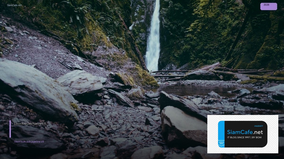 Libvirt KVM Data Pipeline ETL — วิธีตั้งค่าและใช้งานจริงพร้อมตัวอย่าง