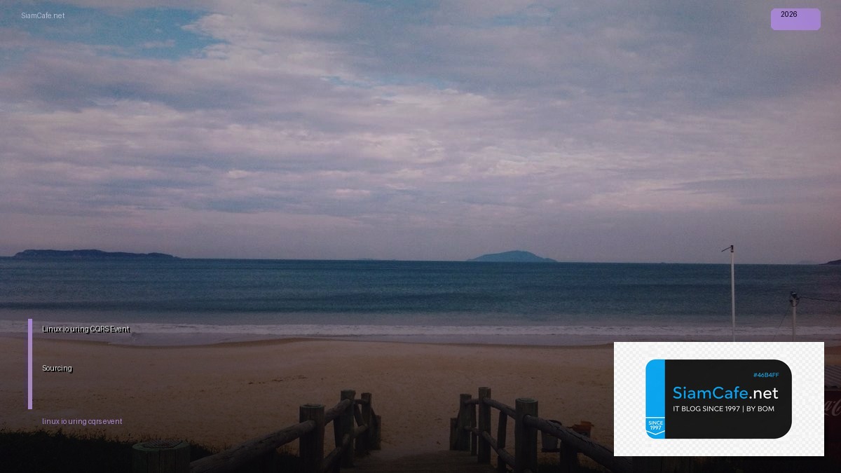 Linux io_uring CQRS Event Sourcing — คู่มือฉบับสมบูรณ์ 2026 | SiamCafe Blog