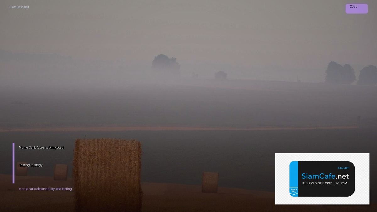 Monte Carlo Observability Load Testing Strategy | SiamCafe Blog