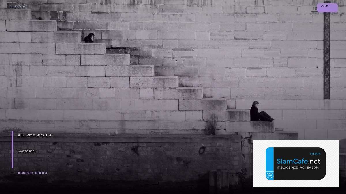 mTLS Service Mesh AR VR Development — วิธีตั้งค่าและใช้งานจริงพร้อมตัวอย่าง