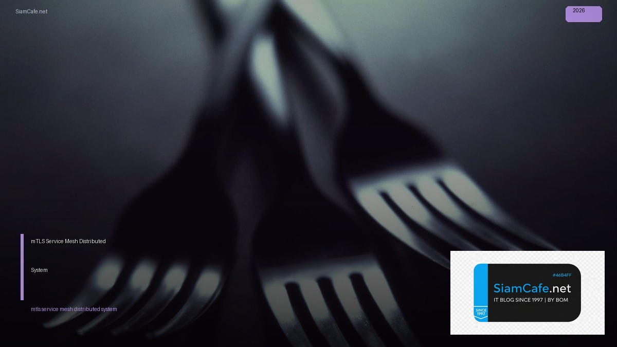 mTLS Service Mesh Distributed System — วิธีตั้งค่าและใช้งานจริงพร้อมตัวอย่าง