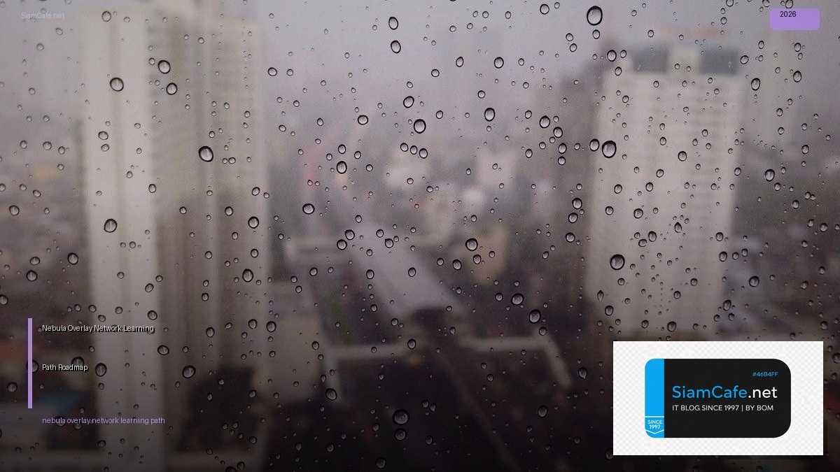 Nebula Overlay Network Learning Path Roadmap — คู่มือฉบับสมบูรณ์ 2026 | SiamCafe Blog
