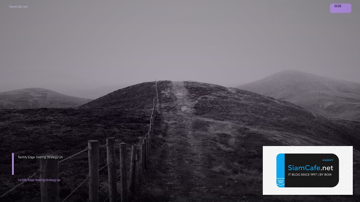 Netlify Edge Testing Strategy QA | SiamCafe Blog