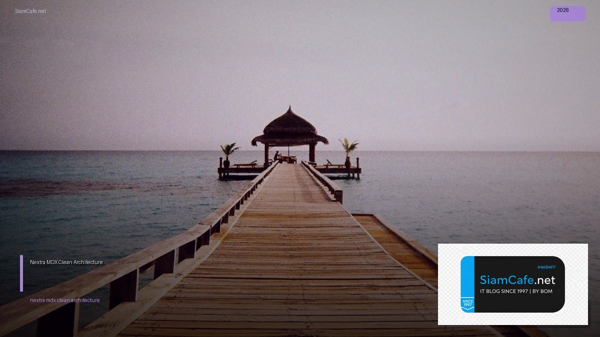Nextra MDX Clean Architecture — คู่มือฉบับสมบูรณ์ 2026 | SiamCafe Blog