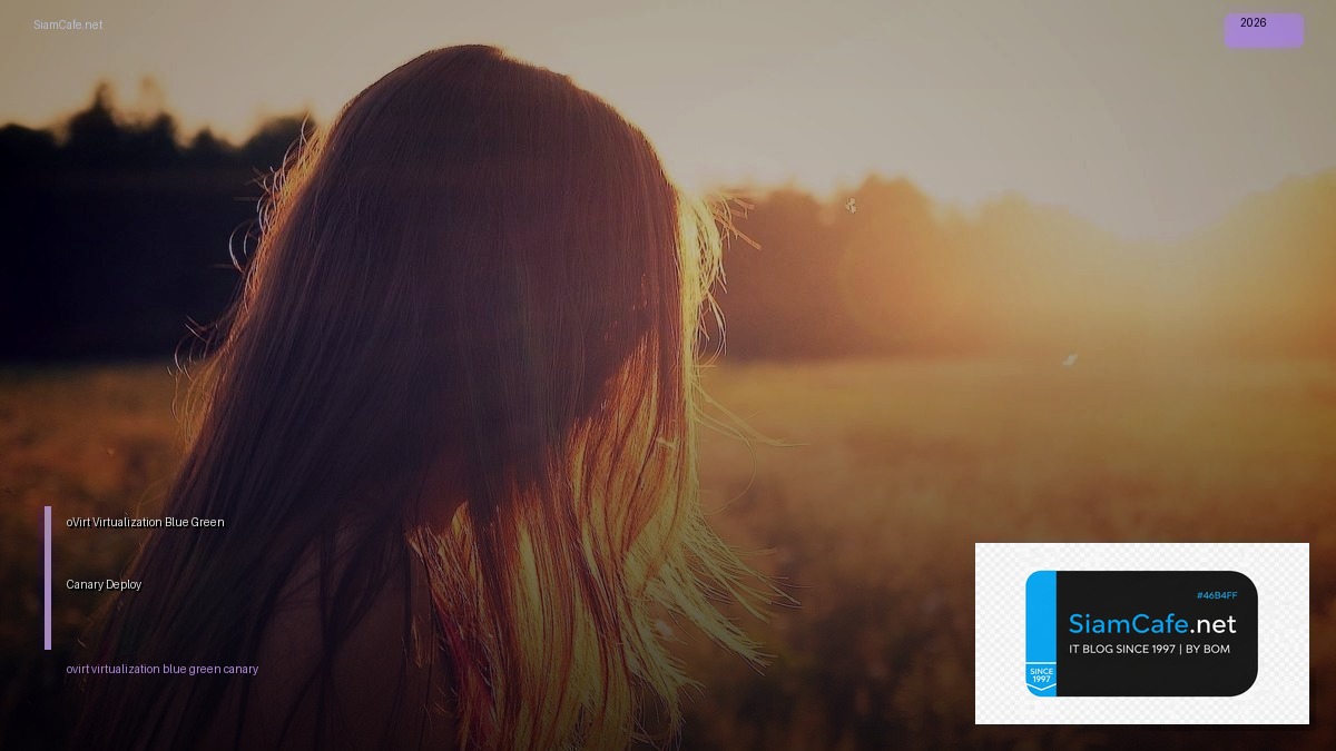 oVirt Virtualization Blue Green Canary Deploy — วิธีตั้งค่าและใช้งานจริงพร้อมตัวอย่าง