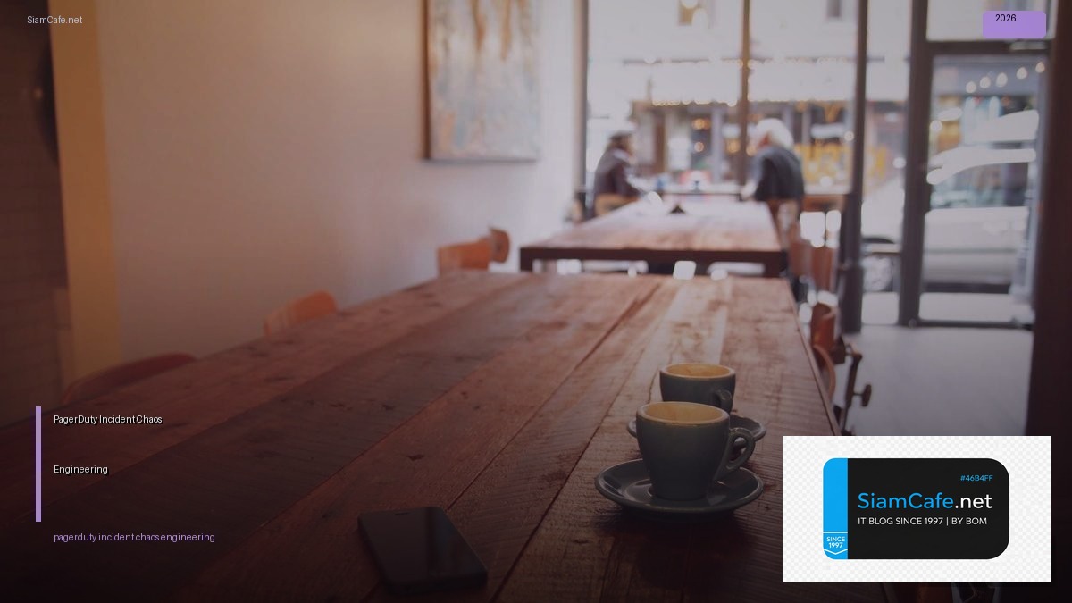 PagerDuty Incident Chaos Engineering | SiamCafe Blog