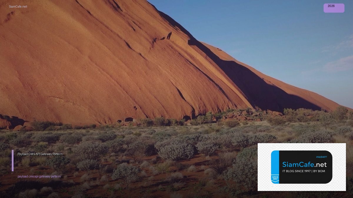 Payload CMS API Gateway Pattern — คู่มือฉบับสมบูรณ์ 2026 | SiamCafe Blog