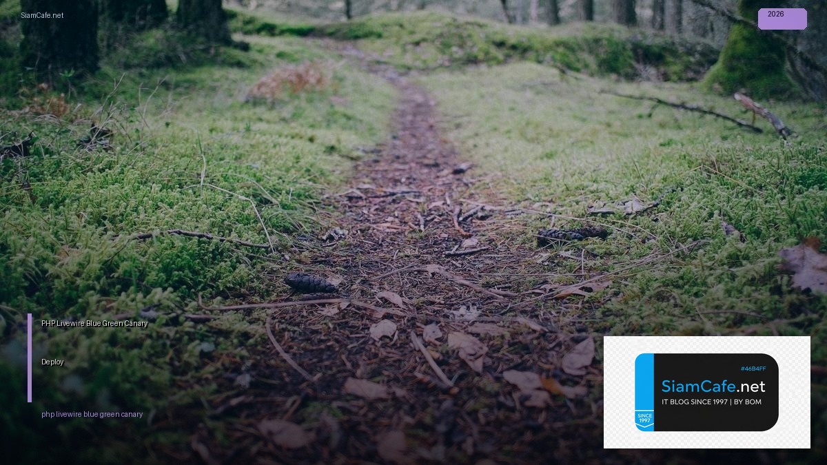 PHP Livewire Blue Green Canary Deploy — คู่มือฉบับสมบูรณ์ 2026 | SiamCafe Blog
