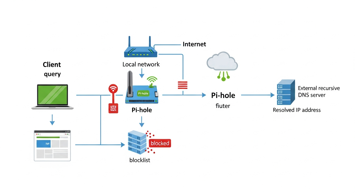 Pi-hole DNS Filter — คู่มือฉบับสมบูรณ์ 2026