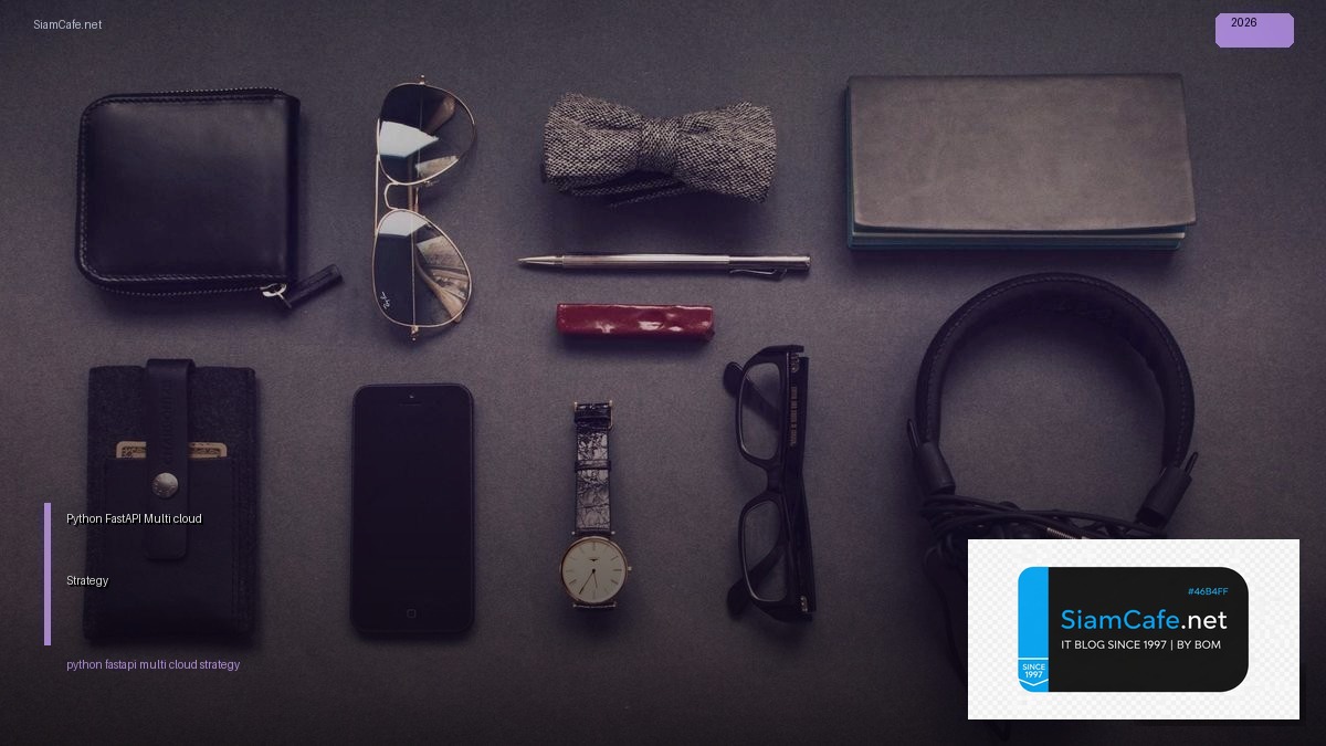 Python FastAPI Multi-cloud Strategy — คู่มือฉบับสมบูรณ์ 2026 | SiamCafe Blog