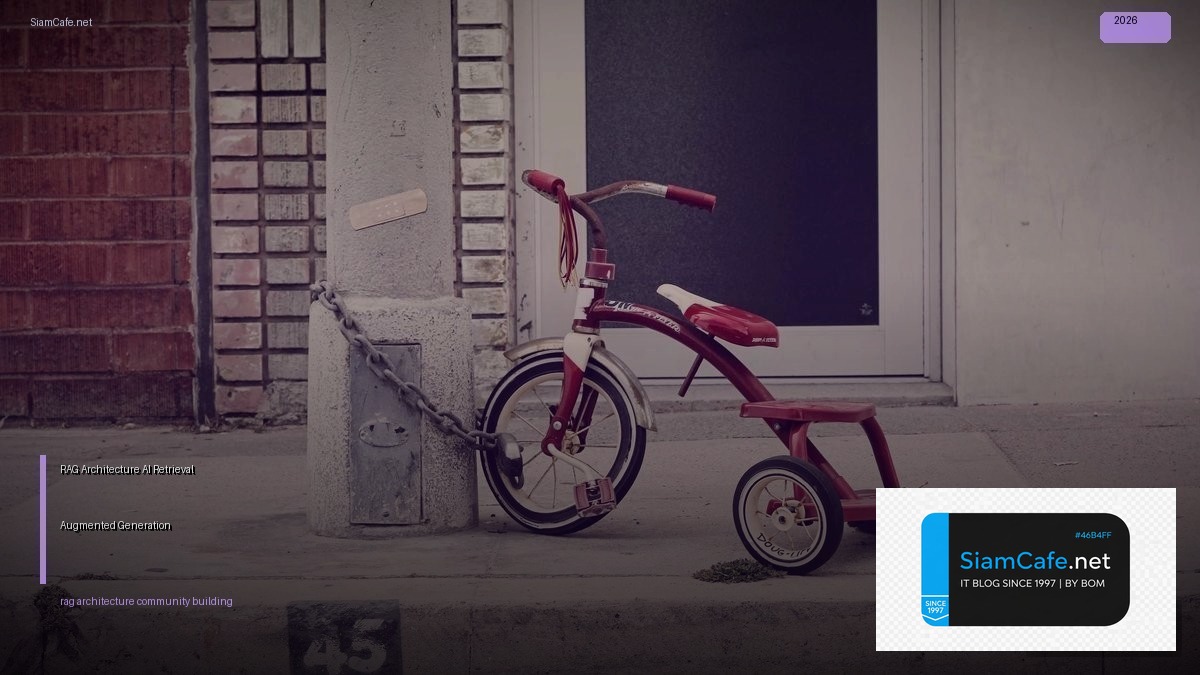 RAG Architecture คืออะไร — สร้างระบบ AI ด้วย Retrieval-Augmented Generation 2026