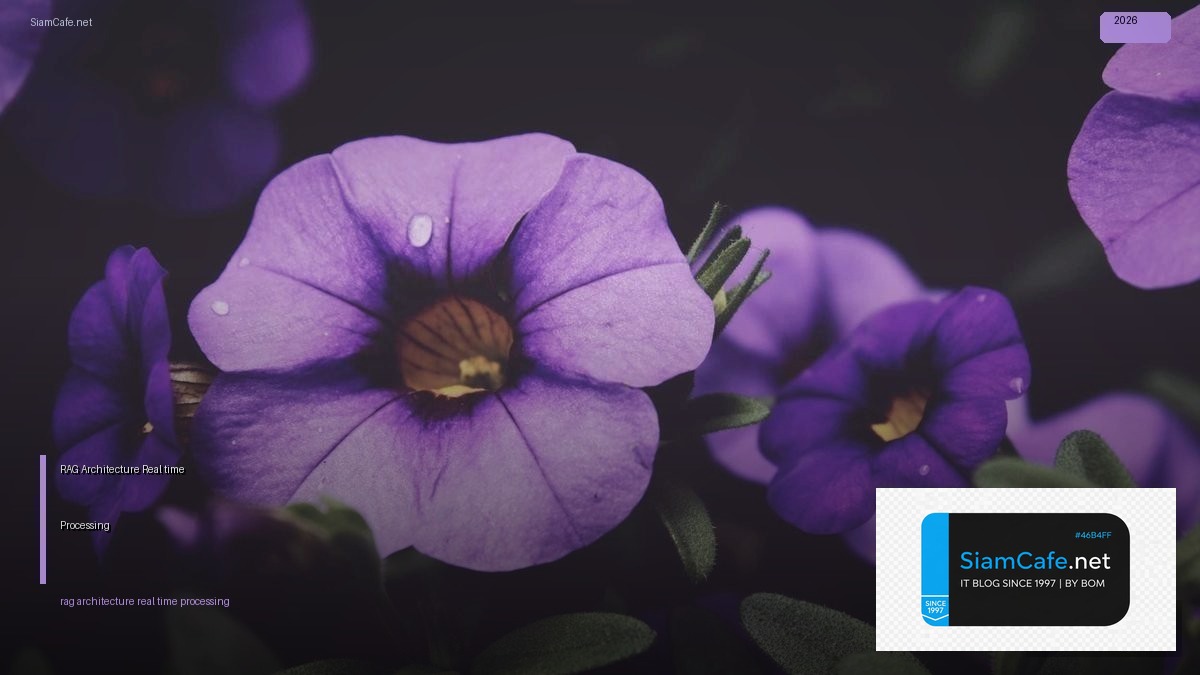 RAG Architecture Real-time Processing | SiamCafe Blog