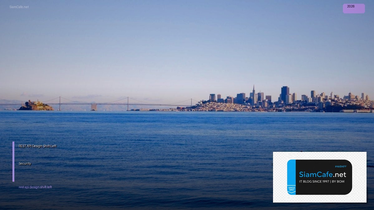 REST API Design Shift Left Security — คู่มือฉบับสมบูรณ์ 2026 | SiamCafe Blog