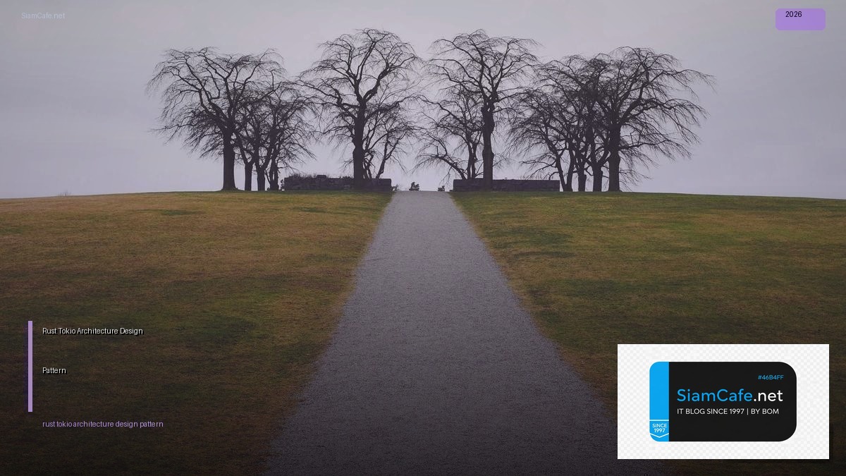 Rust Tokio Architecture Design Pattern — คู่มือฉบับสมบูรณ์ 2026 | SiamCafe Blog