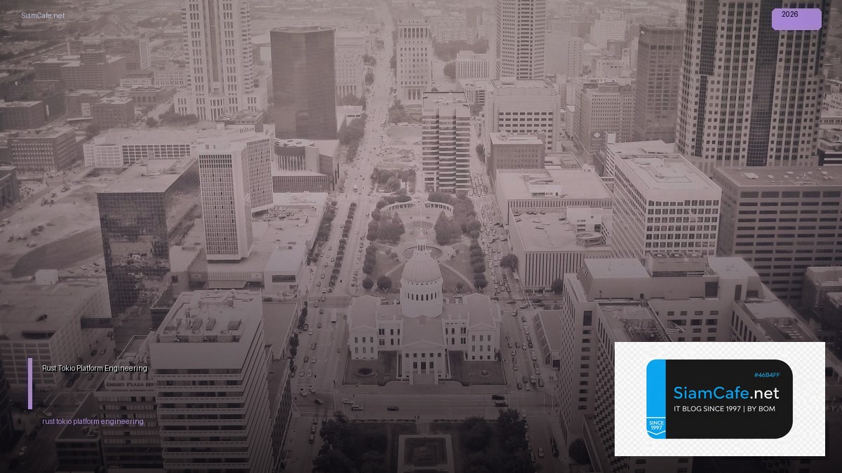 Rust Tokio Platform Engineering — คู่มือฉบับสมบูรณ์ 2026 | SiamCafe Blog