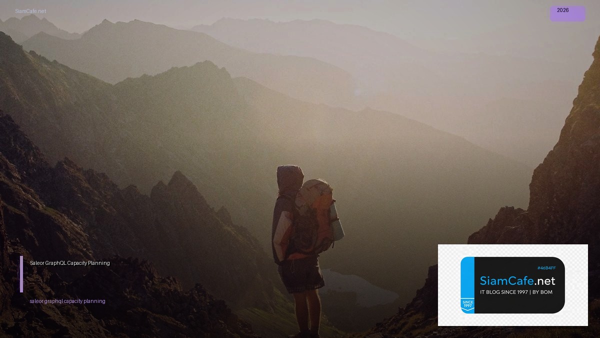 Saleor GraphQL Capacity Planning — คู่มือฉบับสมบูรณ์ 2026 | SiamCafe Blog