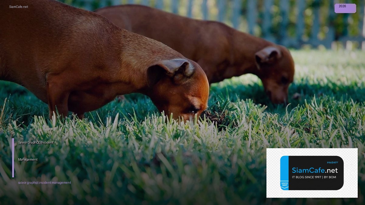 Saleor GraphQL Incident Management — คู่มือฉบับสมบูรณ์ 2026 | SiamCafe Blog