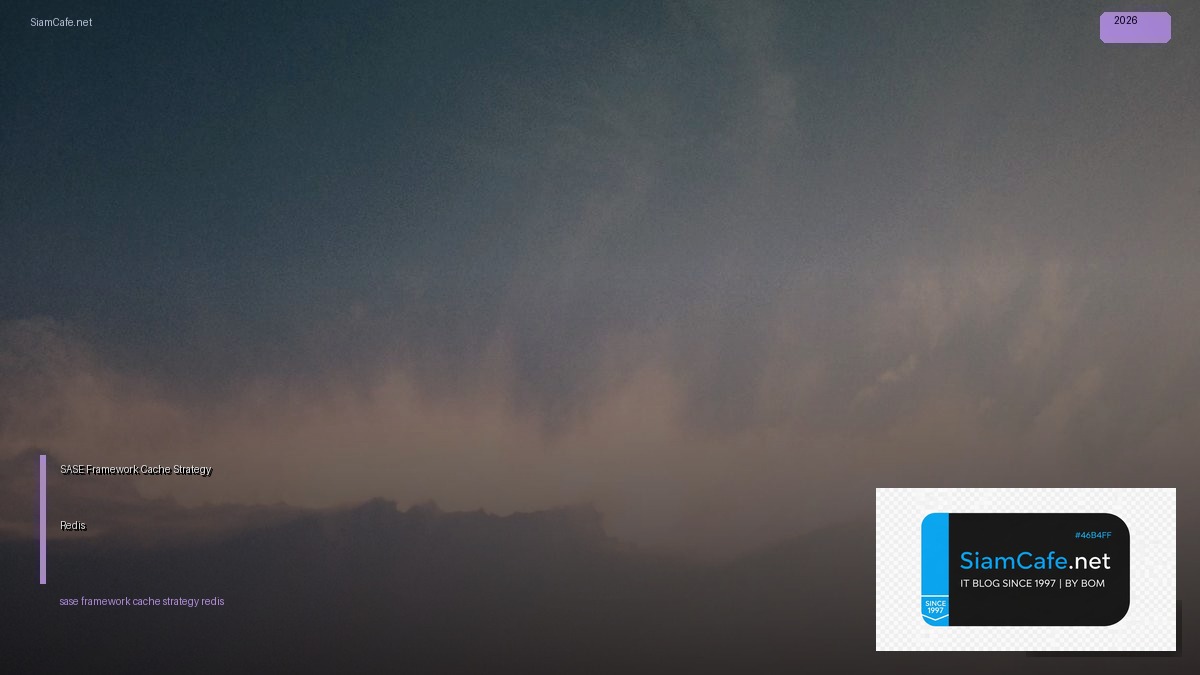 SASE Framework Cache Strategy Redis — คู่มือฉบับสมบูรณ์ 2026 | SiamCafe Blog