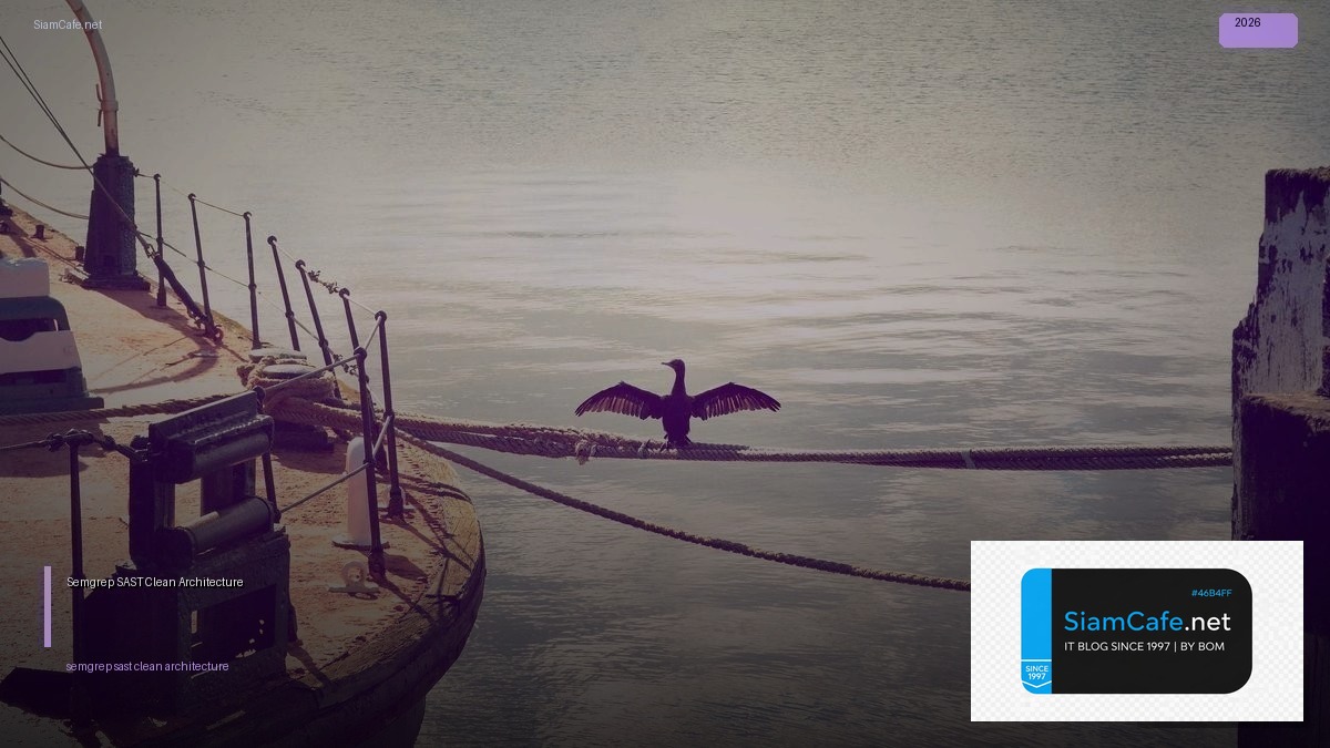 Semgrep SAST Clean Architecture | SiamCafe Blog