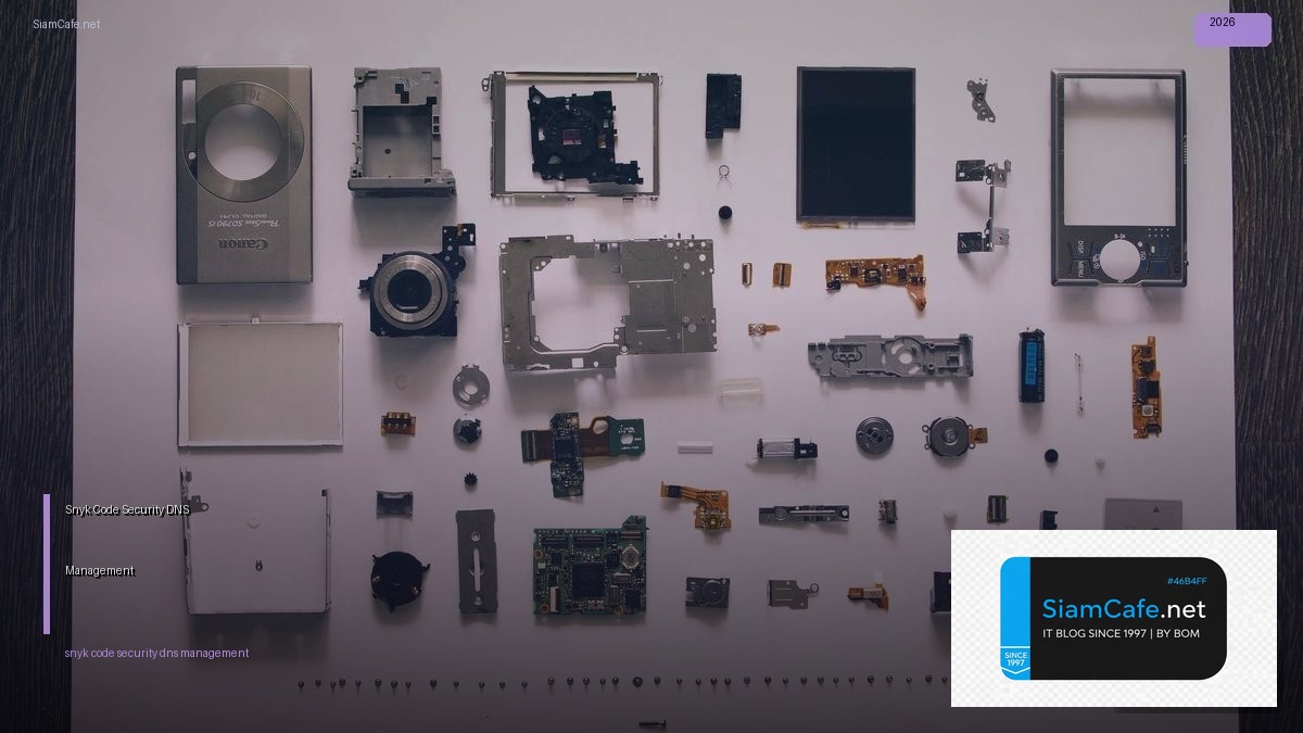 Snyk Code Security DNS Management — คู่มือฉบับสมบูรณ์ 2026 | SiamCafe Blog