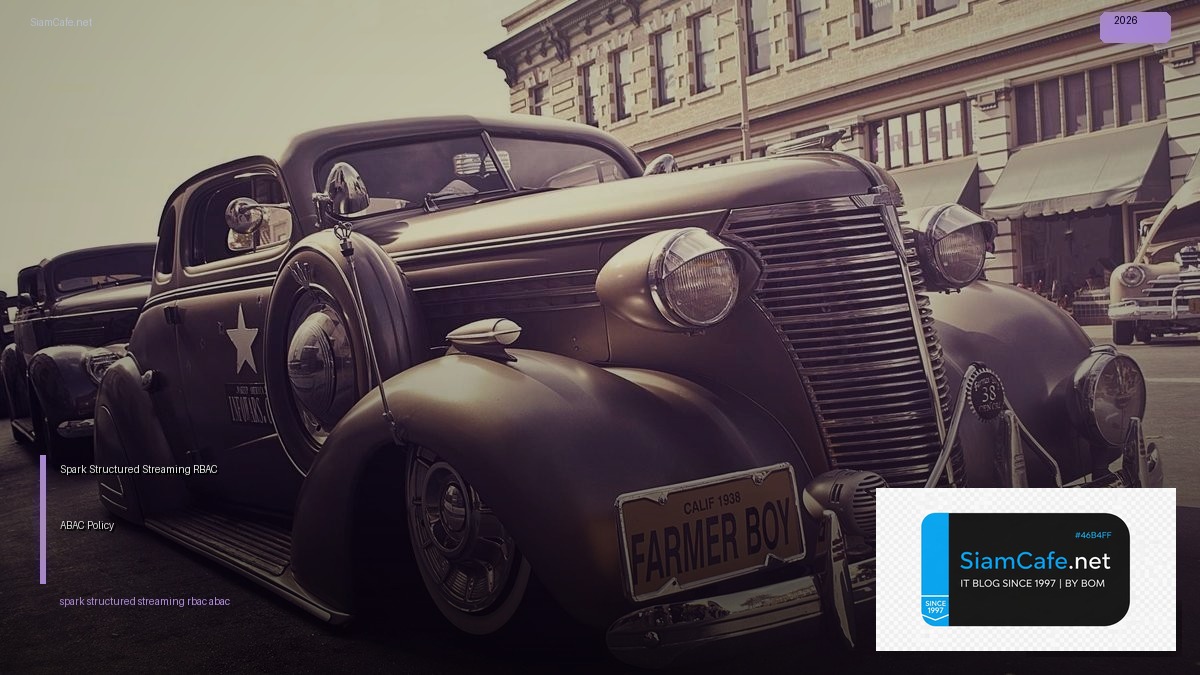 Spark Structured Streaming RBAC ABAC Policy | SiamCafe Blog