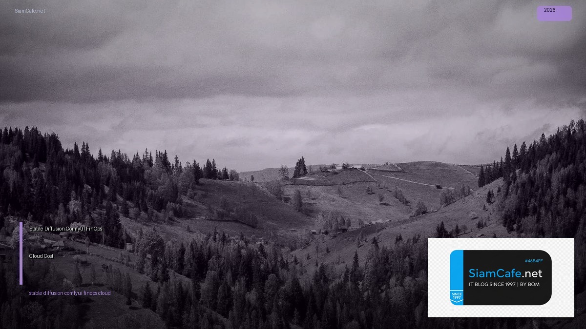 Stable Diffusion ComfyUI FinOps Cloud Cost — คู่มือฉบับสมบูรณ์ 2026 | SiamCafe Blog