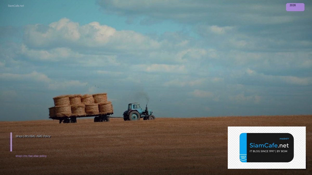 Strapi CMS RBAC ABAC Policy — คู่มือฉบับสมบูรณ์ 2026 | SiamCafe Blog