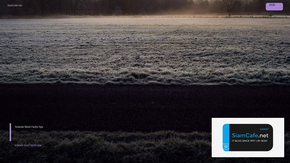 Tailscale Mesh 12 Factor App | SiamCafe Blog