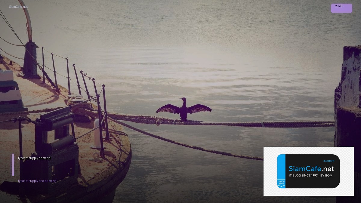 types of supply and demand | SiamCafe Blog