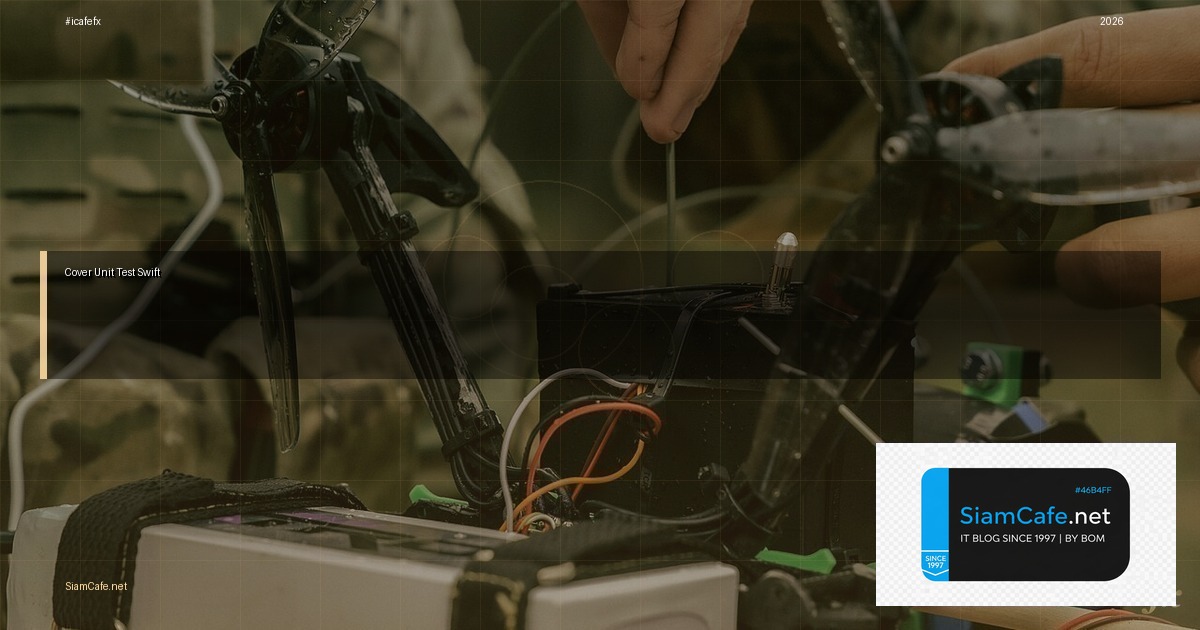 unit test swift คือ — คู่มือฉบับสมบูรณ์ 2026 | SiamCafe Blog
