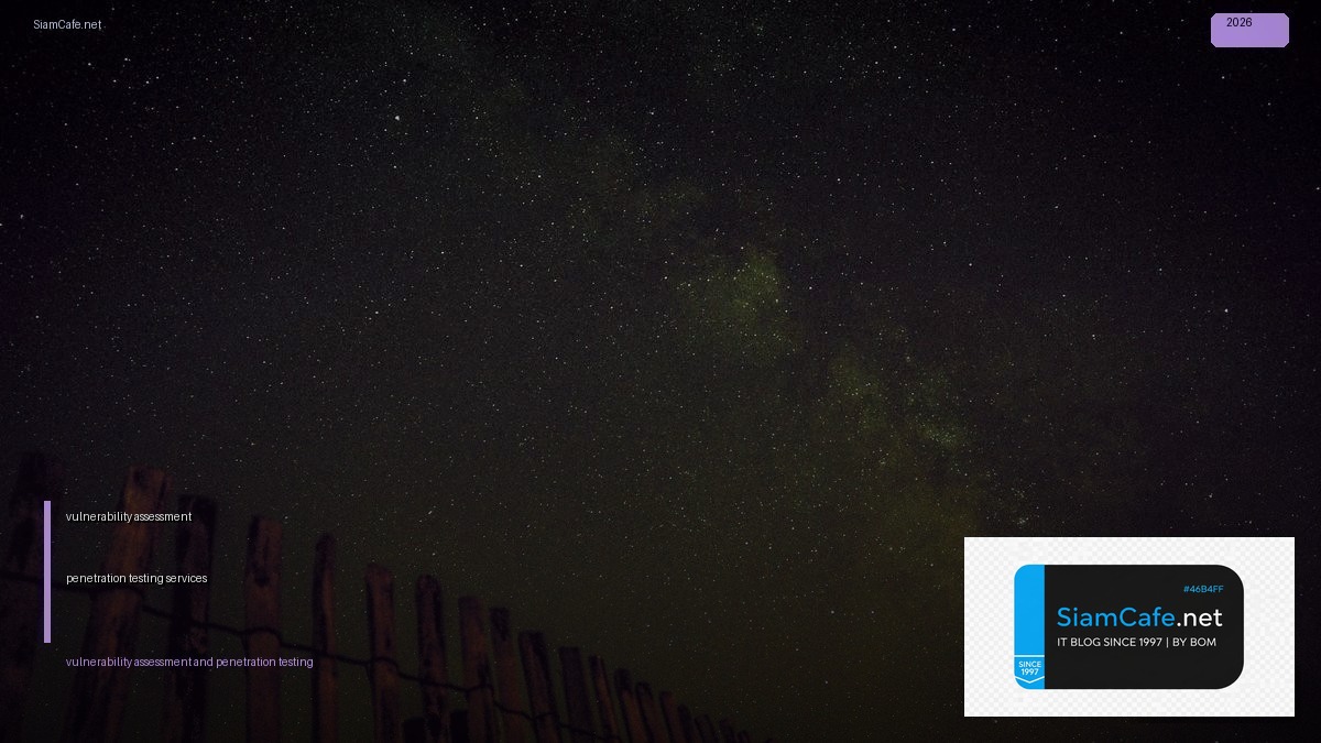 vulnerability assessment and penetration testing services | SiamCafe Blog