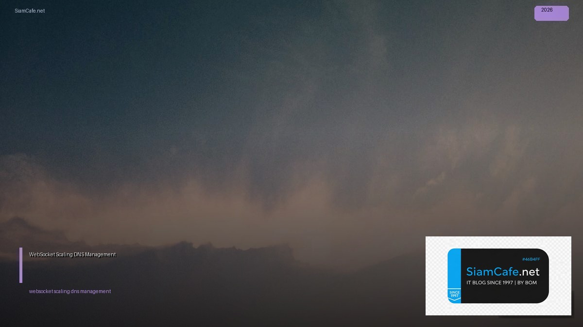 WebSocket Scaling DNS Management — คู่มือฉบับสมบูรณ์ 2026 | SiamCafe Blog