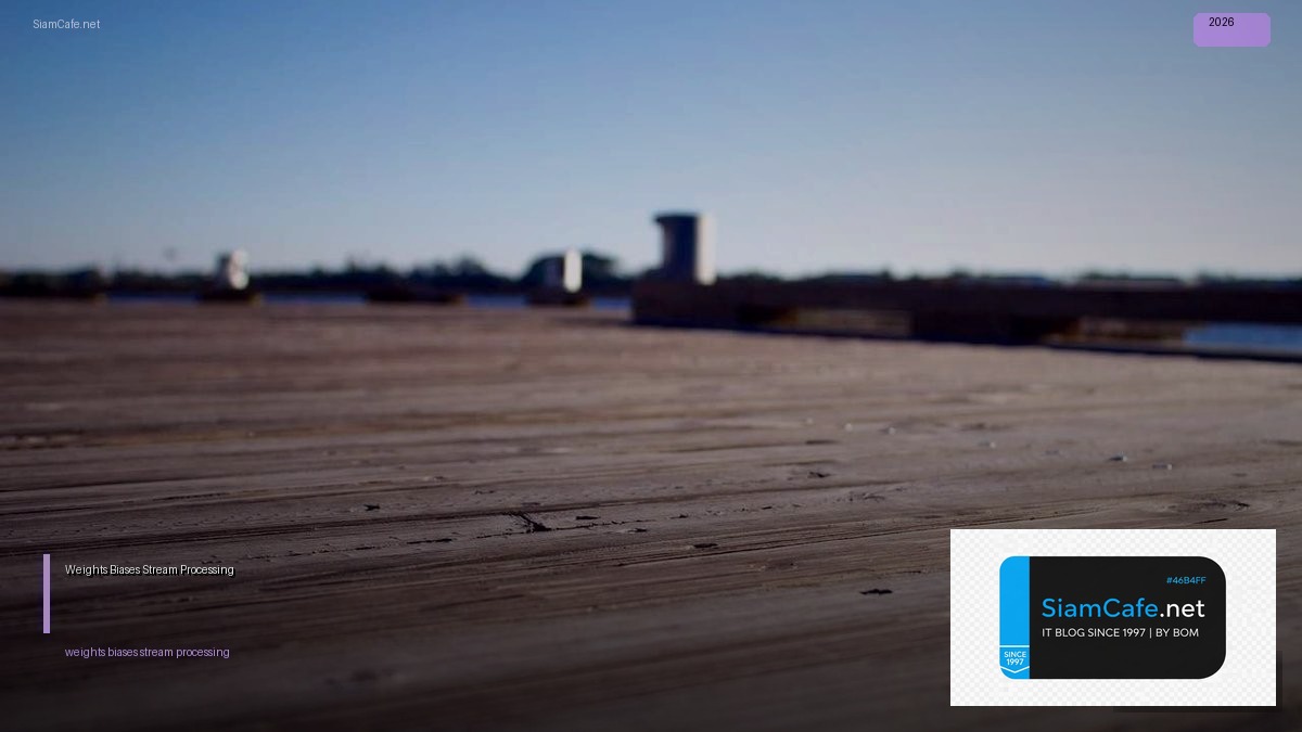 Weights Biases Stream Processing | SiamCafe Blog