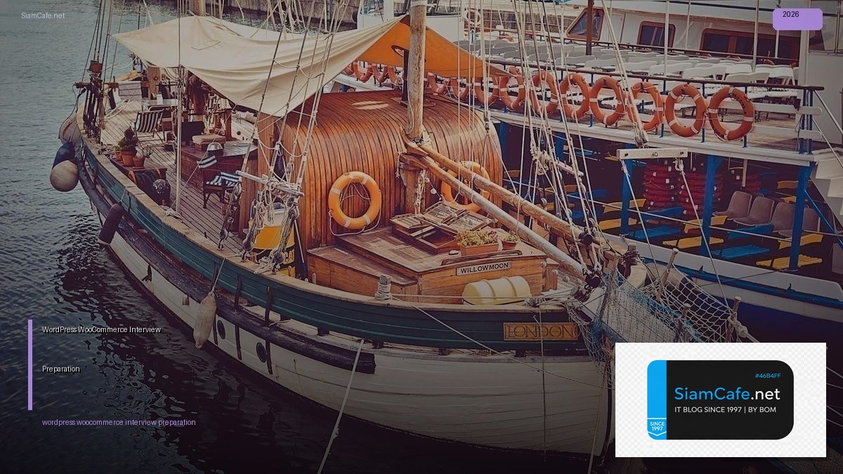 WordPress WooCommerce Interview Preparation — คู่มือฉบับสมบูรณ์ 2026 | SiamCafe Blog