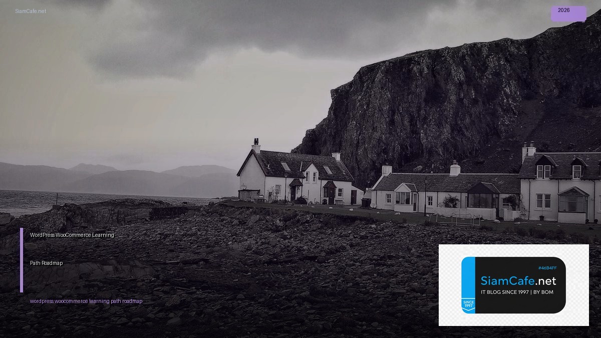 WordPress WooCommerce Learning Path Roadmap — คู่มือฉบับสมบูรณ์ 2026 | SiamCafe Blog