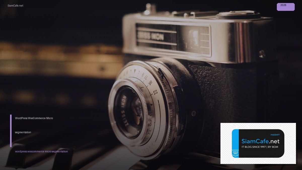 WordPress WooCommerce Micro-segmentation | SiamCafe Blog
