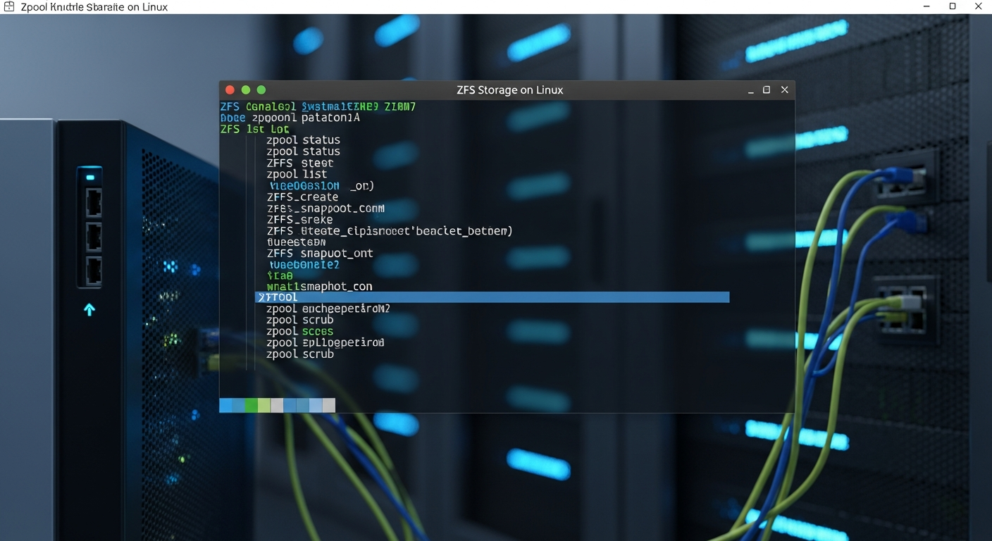 ZFS Storage Linux — คู่มือฉบับสมบูรณ์ 2026