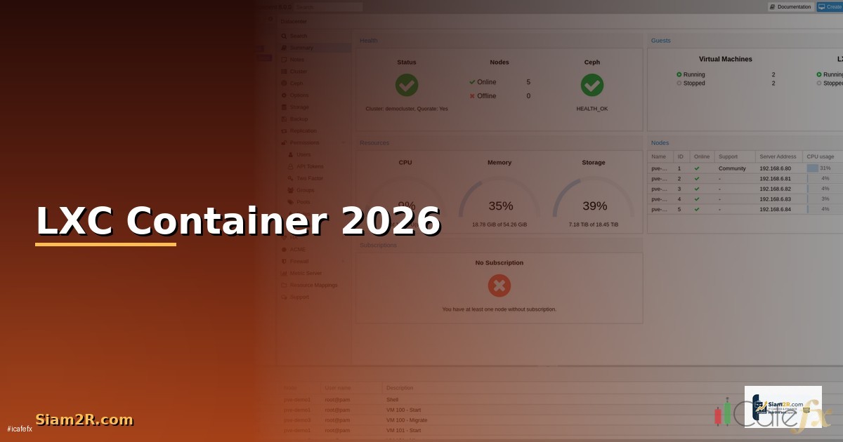 LXC vs Docker เลือก Container Technology อะไรดี